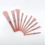 Set de Brochas Para Maquillaje Color Solido 10 Pzas.