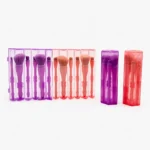 Set de Brochas para Maquillaje con Estuche Cilíndrico Retráctil, 12 Pzas.