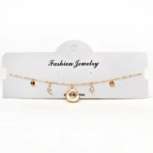 Collar Dorado con Dijes