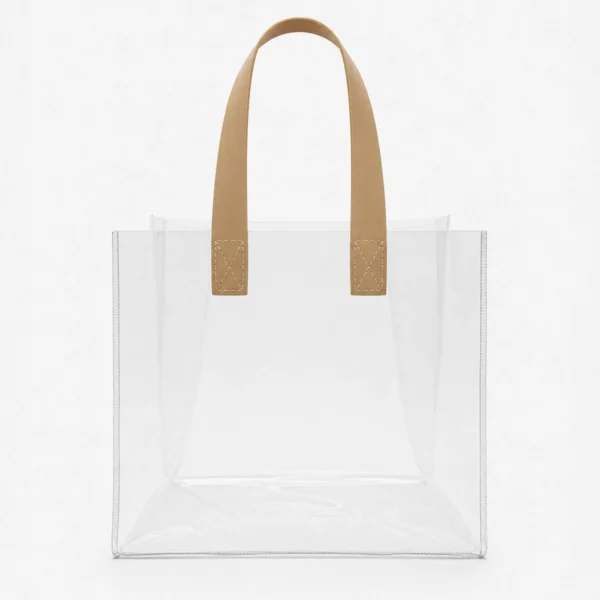 Bolsa con Manija de Cuerina 22 X 25 X 14.5 cm