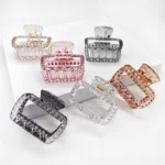 Broche Ractangular Cristal Chico
