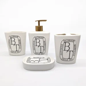 Set de Baño de Cerámica BT 4 Pzas.