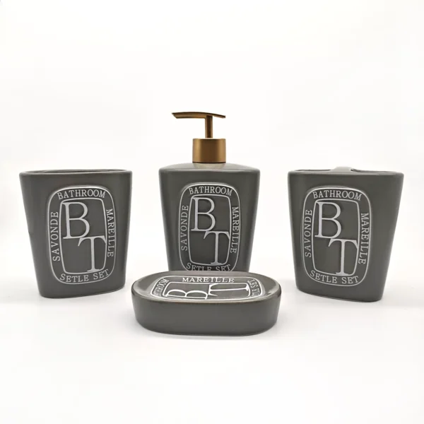 Set de Baño de Cerámica BT 4 Pzas.
