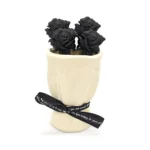 Set de Cucharitas Rosas con Lazo