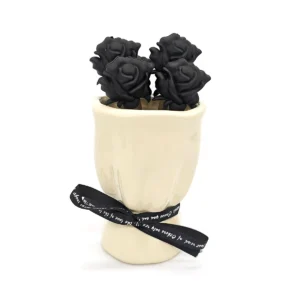 Set de Cucharitas Rosas con Lazo