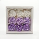 Set de Velas Flores Aromatizantes 9 Pzas.