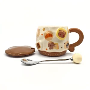 Taza de Animalito con Tapa & Cuchara