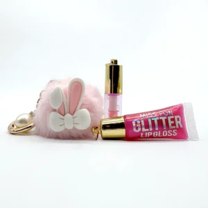 Set de Gloss con llavero Conejo