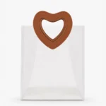 Bolsa con Manija de Corazón 22 X 21 X 11 cm