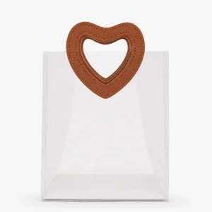 Bolsa con Manija de Corazón 22 X 21 X 11 cm