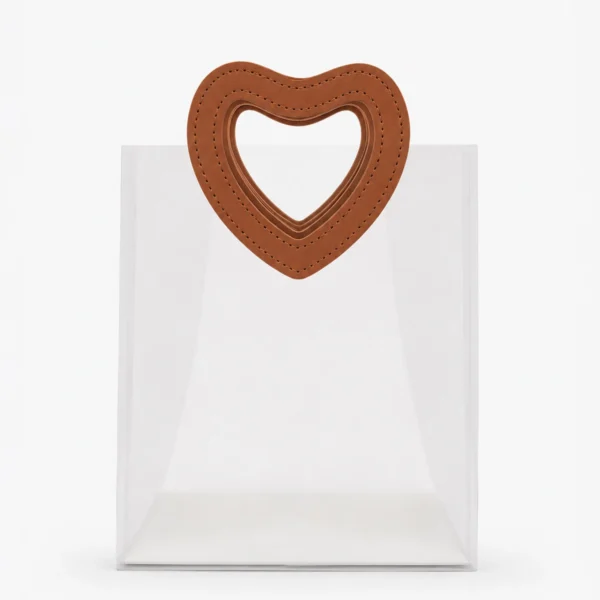 Bolsa con Manija de Corazón 22 X 21 X 11 cm