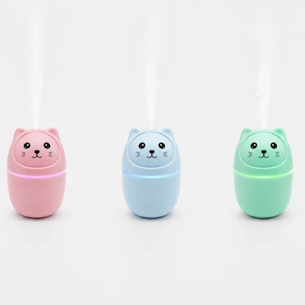 Lámpara LED de Gato con Humidificador