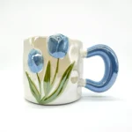 Taza de Cerámica Tulipanes