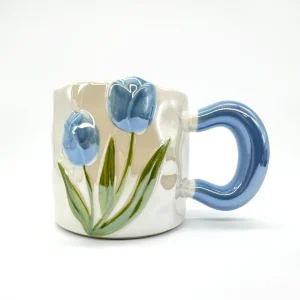 Taza de Cerámica Tulipanes