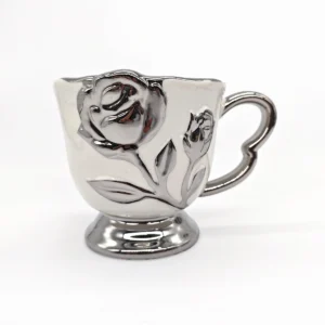 Taza de Cerámica Estilo Rosa
