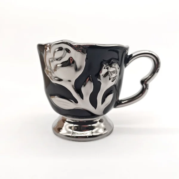 Taza de Cerámica Estilo Rosa