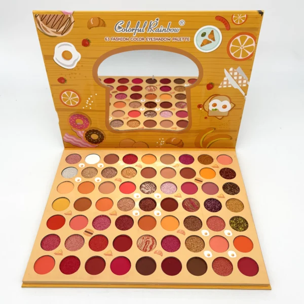 Paleta de Sombras Bakery 63 Colores.