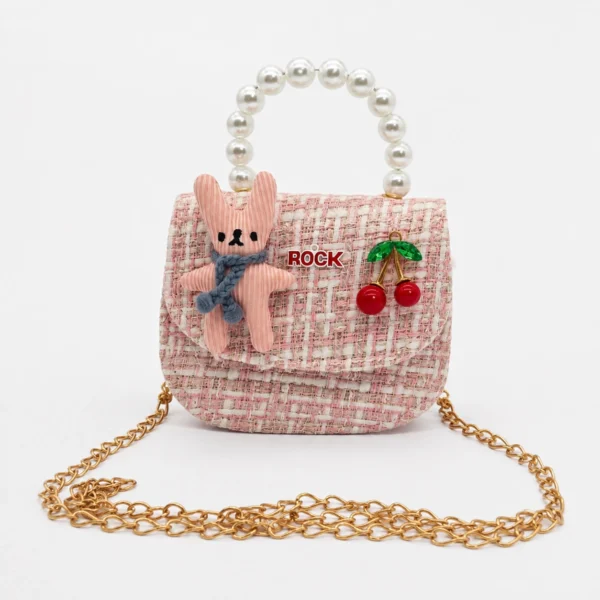 Cartera con Conejito y Apliques