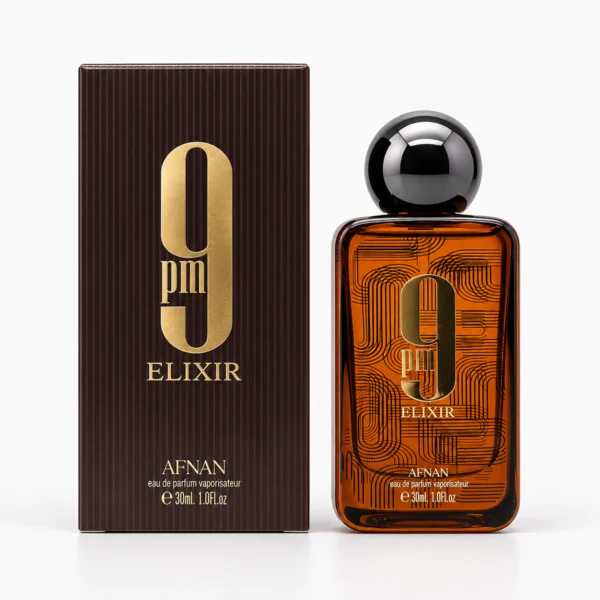 Mini Perfume 9 Pm Elixir Marrón 30ml