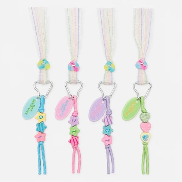 Llavero Charm Colgante con Estrellas