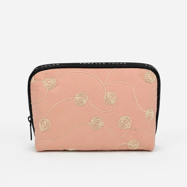 Portacosmético Forever Young Bordado Relieve