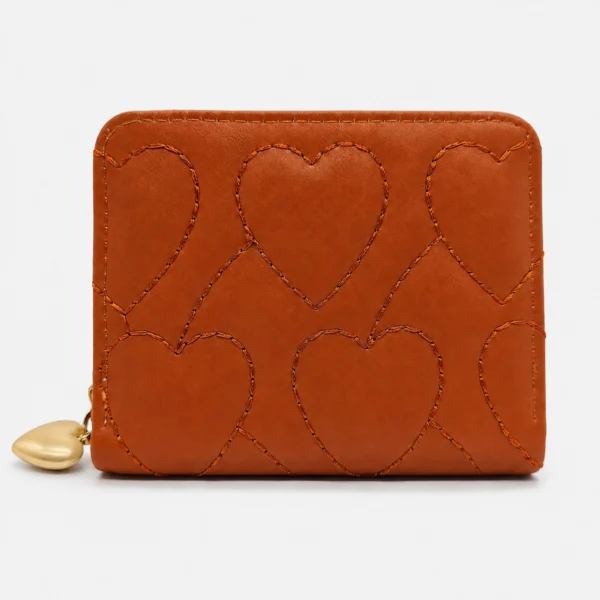 Mini Billetera Corazones con Dije