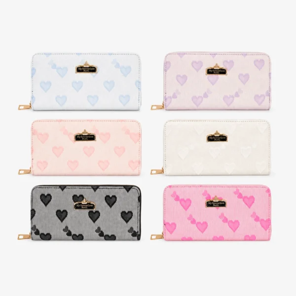 Billetera Corazones con Flecos