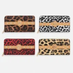 Billetera Animal Print con Tachas