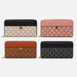 Billetera Doble Color Corazones con Correa