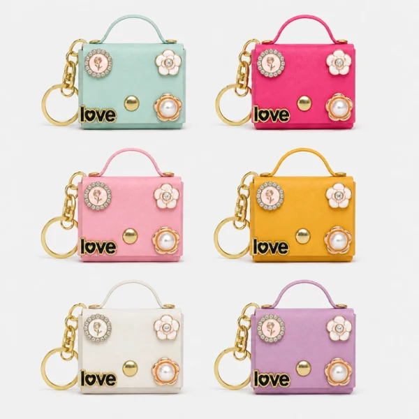 Mini Carteras con Dijes Decorativos