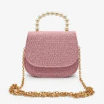Cartera Texturizada con Brillo