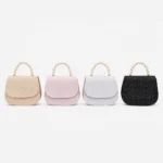 Cartera Texturizada con Brillo