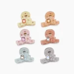Mini Broches con Flor y Cristales