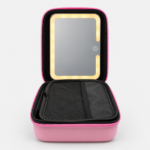 Estuche Organizador de Maquillaje con Espejo LED
