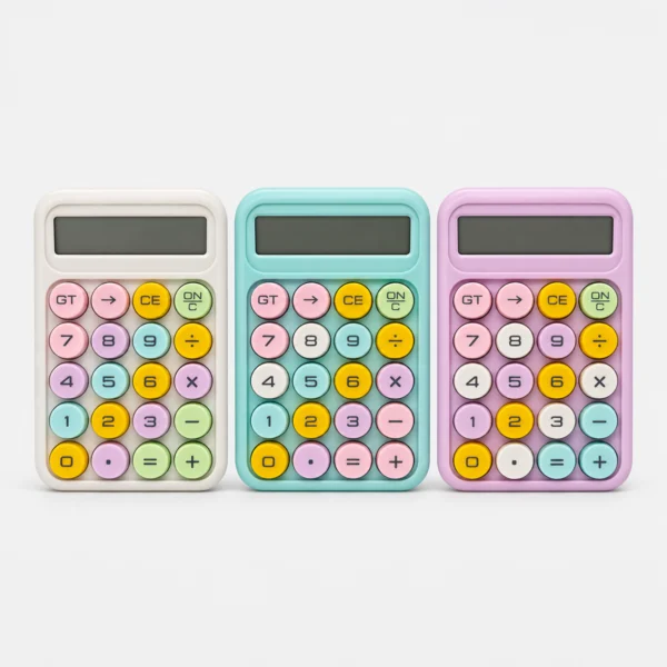 Calculadora de Colores Pastel Pequeña