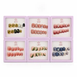 Uñas Cuadradas Chicas Diseños Varios