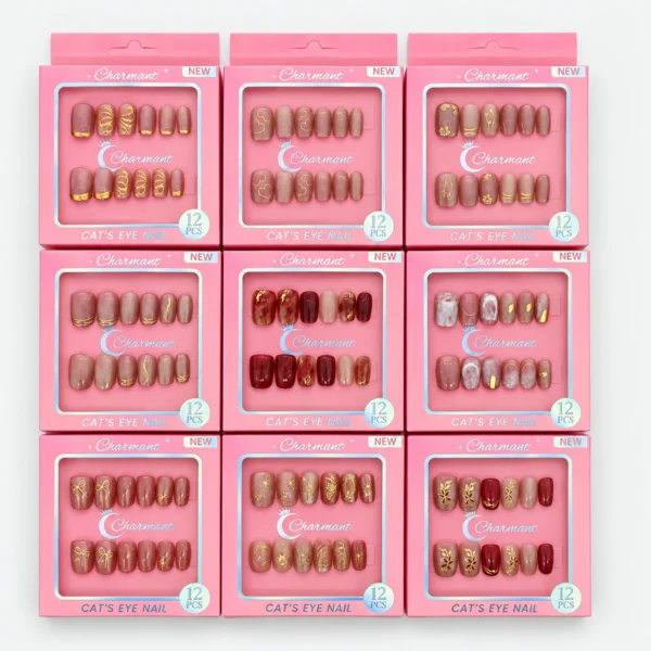 Uñas Cuadradas 12 Pzas.