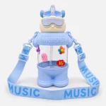 Botella Infantil Oso Music con Correa