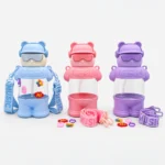 Botella Infantil Oso Music con Correa