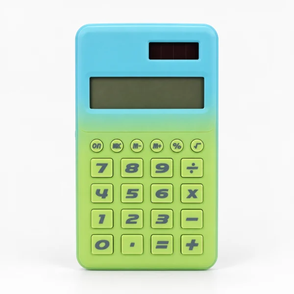 Calculadora Degradada con Teclas Cuadradas