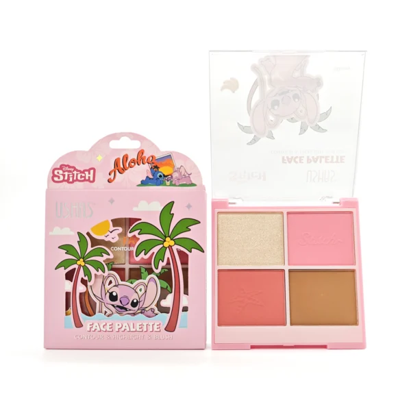 Paleta Aloha Stitch Rubor con Iluminador & Contorno