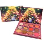 Paleta de Sombras Navidad 12 Colores.