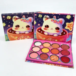 Paleta de Sombras Gatito 12 Colores.