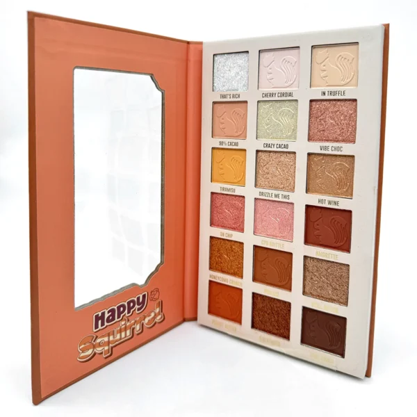 Paleta de Sombras Happy Squirrel 18 Colores.