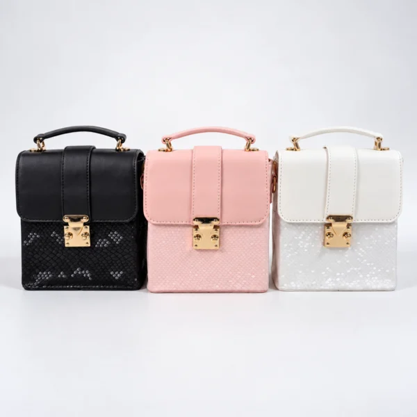 Cartera Rectangulo Piel Serpiente