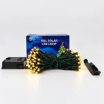 Guirnalda Solar LED de 100 Luces – Luz Cálida.