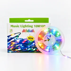 Guirnalda LED Musical de 10 Metros – Multicolor.