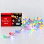 Guirnalda LED de Esferas Opacas – Multicolor.
