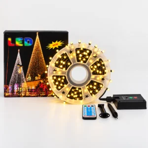 Guirnalda LED Solar 50 Mts. – Luz Cálida.