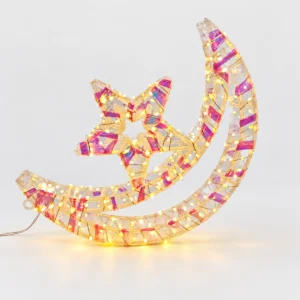 Luna Estrella Navideña LED Decorativa